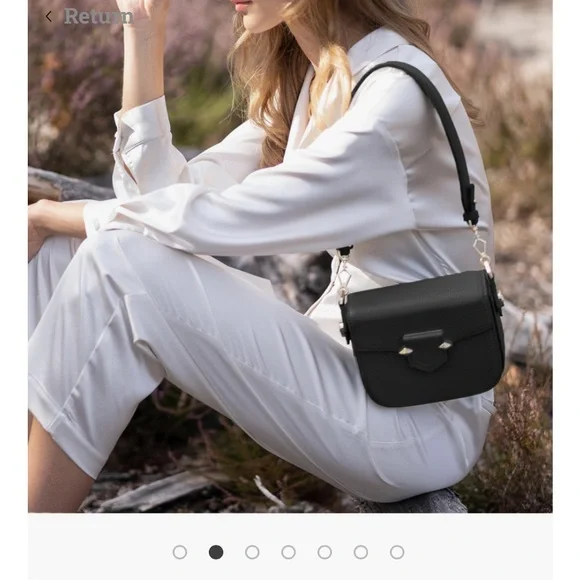 Pourchet Paris Sevres black flap bag small - Picture 4 of 17